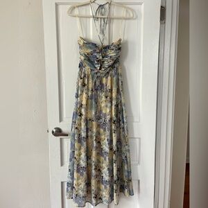 ASTR Rozina Cutout Lined Maxi Dress